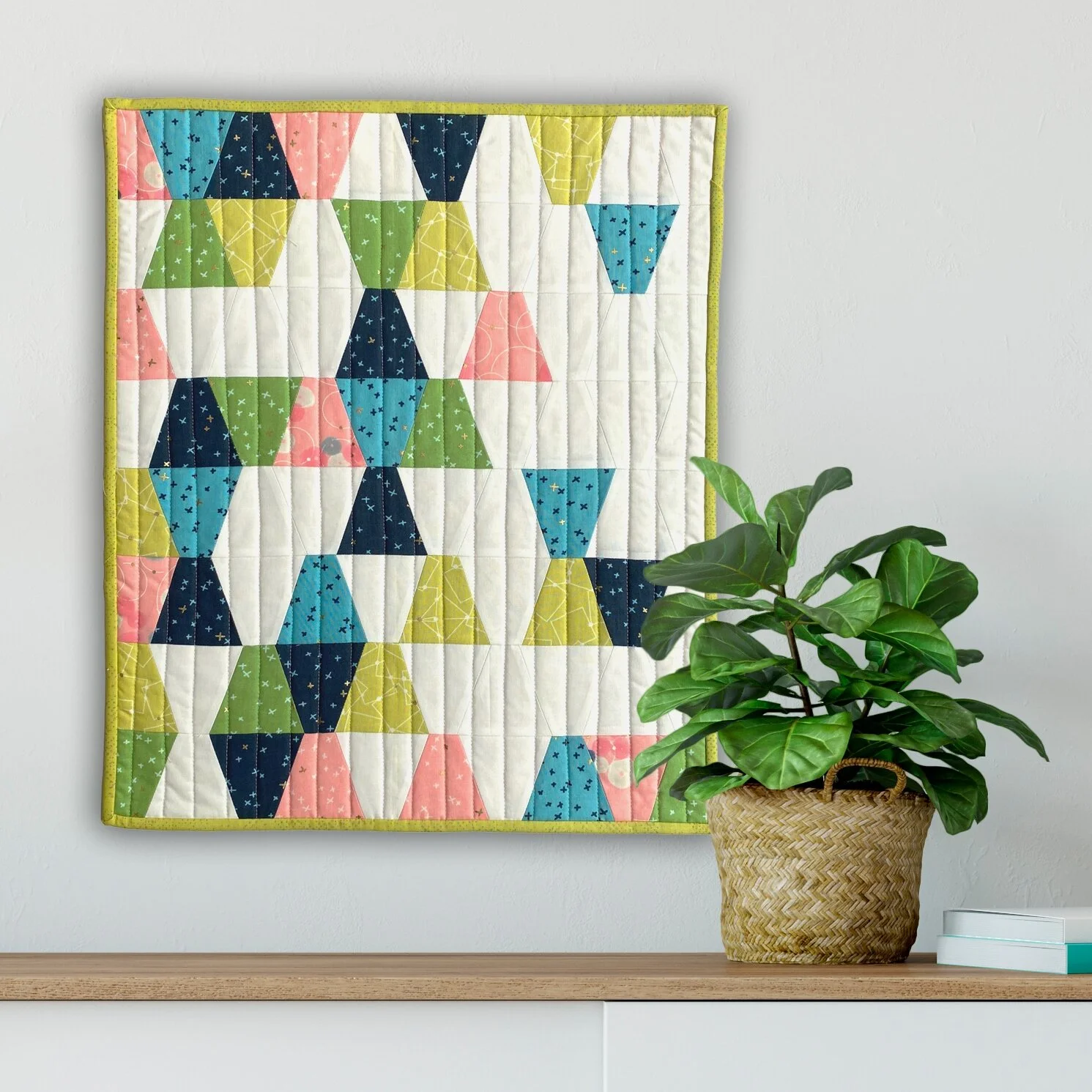 Sew a Cute Gumdrop Mini Quilt with the Dance in Paris Fabrics